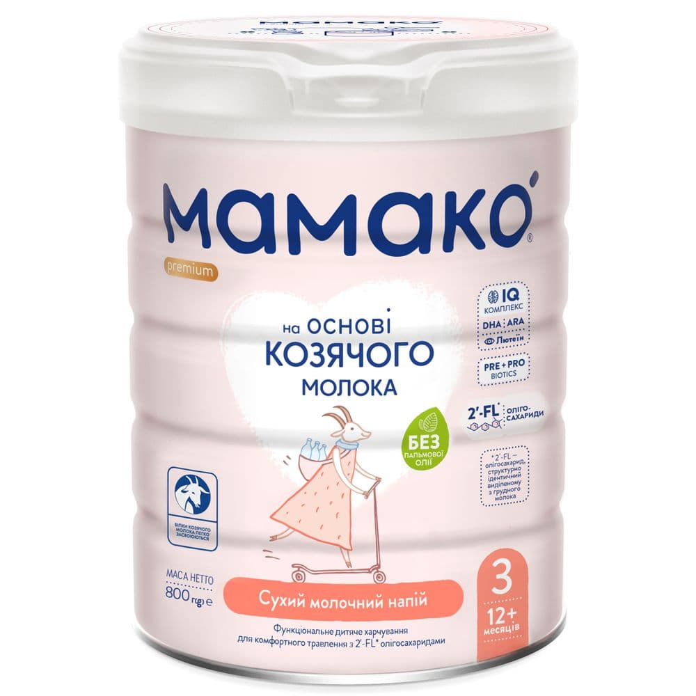 Смесь Mamako Premium 3 800г 1105325